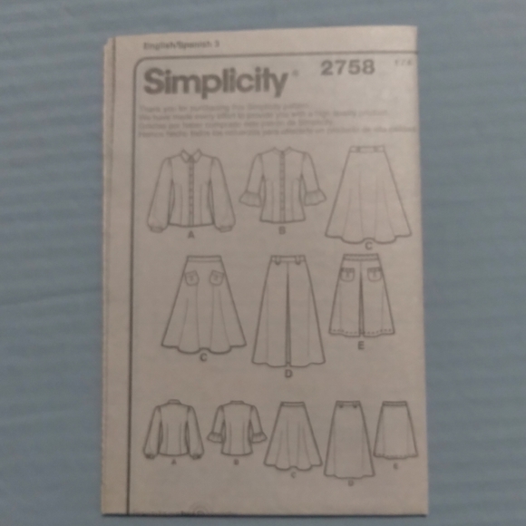 Simplicity Sewing Pattern 2758 - Picture 3 of 6